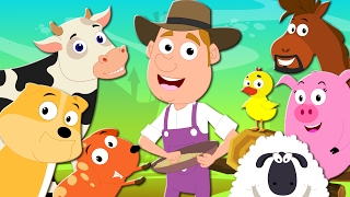 Old Macdonald Had A Farm | Nursery Rhymes | Kids Songs | Baby Rhymes | Farm Song | Kids Tv