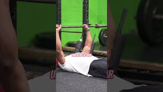 BARBELL FLOOR PRESS FOR A MASSIVE CHEST #fitnessmotivation #mindmuscle #fatloss