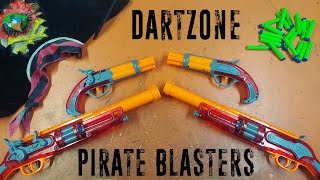 First Look at DartZone's New Pirate Blasters!!