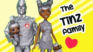 Sniffycat Barbie Families !  The TINZ Family Goes to the Supermarket | Toys and Dolls Fun for Kids