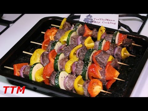 How to Make Kabobs in the Oven~Easy Beef Kebabs Recipe How to Make Kabobs in the Oven~Easy Beef Kebabs Recipe