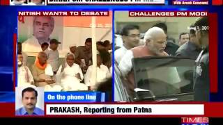 Nitish Kumar Challenges Narendra Modi For Reservation Debate | Bihar Elections 2015