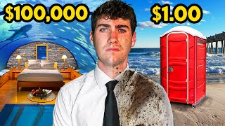 I Survived $1 VS $100,000 Vacation!