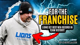 The Detroit Lions SWEEP Chicago Bears \u0026 Set FRANCHISE BEST WIN RECORD!!!