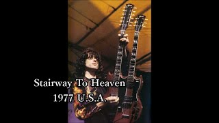 "Stairway to Heaven" Guitar Solo compilation 1977 ⑤ - Jimmy Page (Led Zeppelin North American Tour)