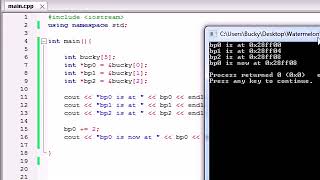 Buckys C Programming Tutorials 41 Pointers and Math
