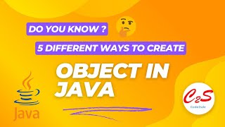 Creating object in Java without using new keyword🤔 #java #javaprogramming #corejava #code2sde