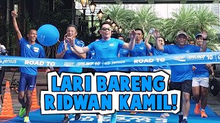 Serunya Lari Bareng Ridwan Kamil