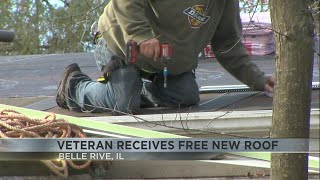 Local veteran talks about the kindness of getting a free roof with program