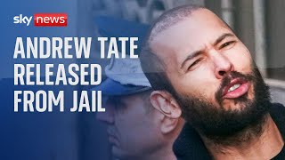 Andrew Tate and his brother released from jail in Romania