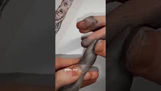 HOW TO MAKE RYOMEN SUKUNA Finger #shortvideo #sculpture #claysculpting #clayart