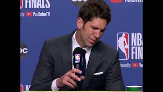 Bob Myers Fought Back Tears While Announcing Kevin Durant's Achilles Injury | NBA Finals