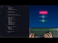 ASMR Programming - Neon button with CSS - No Talking