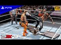 WWE 2K24 - The Usos vs  Solo Sikoa & Tama Tonga | Tag Team Extreme Rules | PS5™ [4K60]