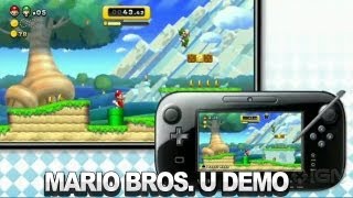 Wii U: New Super Mario Bros. U Gameplay Demo - NYC Nintendo Conference 2012