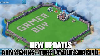 Lords mobile New Upcoming Update -TURF LAYOUT SHARING AND RANKING ARMY SKIN And More