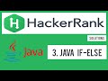 HackerRank Java | Java If Else | Solution | Basic Coder