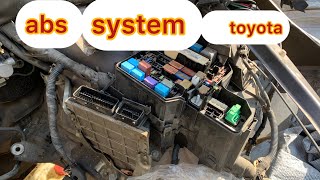 Abs system toyota car #abssystem