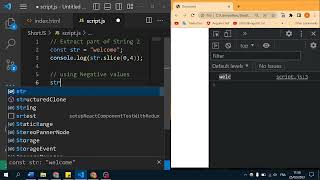 JavaScript String Methods 8 | Fast Coding #shorts