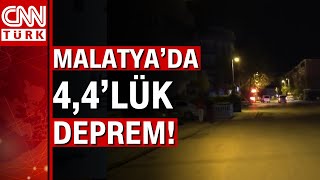 Malatya'da 4,4 büyüklüğünde deprem!