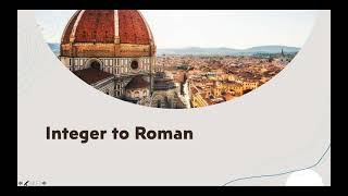 Integer to Roman | Leetcode 12
