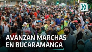 Así avanzan las manifestaciones en Bucaramanga y el área | Vanguardia