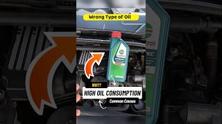 ⚠️TOP 5 reasons for HIGH OIL CONSUMPTION⚠️ #cartips #carmechanic #mechanicsecrets #carrepairtips