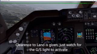 PMDG 747-400 v3 Setup And Preflight Part 3 Descent,Approach and ILS Autoland