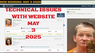 Ada County Idaho Arrests May 3 2025 / The website is having technical issues....