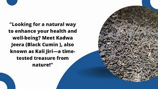 Kali Jiri   Kaali jiri   Kadwa Jeera   Kali Jeeri – Natural Black Cumin Seed #healthyeating #natural