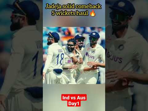 Jadeja Solid Comeback 5 Wickets Haul // IND Vs AUS 1test Match Day1 //# ...