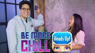 George Salazar vs. Stephanie Hsu in a Game of Be More Chill Heads Up!