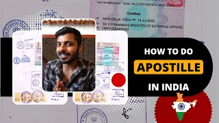 How to get your document Apostille in India | Apostille Process for migrating to France Portugal