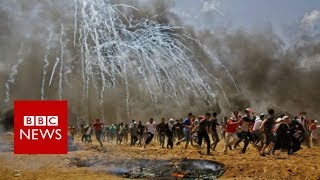 Gaza clashes:  At least 37 Palestinians have been killed - BBC News