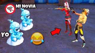 USAMOS AL WUKONG DE HIELO Y TROLLEAMOS EN LOBO SOLITARIO 😂 FREE FIRE