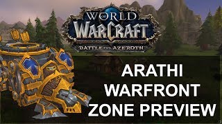 NEW Arathi Highlands Warfront - Early Preview - World of Warcraft - Battle for Azeroth