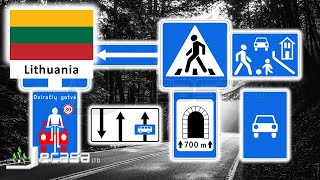 Special Regulations Traffic-Road Signs in Lithuania (Vilnius, Kaunas, Klaipėda, Šiauliai, Panevėžys)