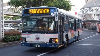 【3DFHD】京成バス '14年3月除籍⇒関鉄9385TC 5182(ISUZU ERGAtype-B) 千06 千葉駅東口BT('13.11.20夕)