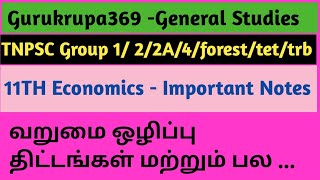 11TH Economics - வறுமை ஒழிப்புத் திட்டங்கள்/Poverty alleviation Programmes|#tnpsc#group