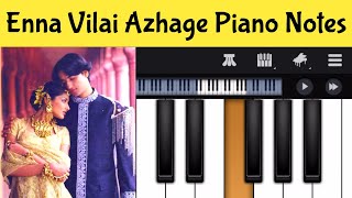 Enna Vilai Azhage Piano Notes | Tamil Piano Songs
