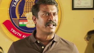 குற்றவாளிகள் பேசறனாலதான் நாட்ல ரொம்ப சத்தம்😡😡 | Kaaval Tamil Movie Scenes | Samuthirakani Mass Scene