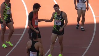 桐生祥秀 予選2組  男子100m  日本選手権陸上2024