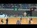 インカレ2013男子s準決勝　西本拳太 中央大 vs渡邊達哉 日体大 １／２