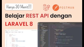 tutorial crud rest api laravel 8 mudah dipahami