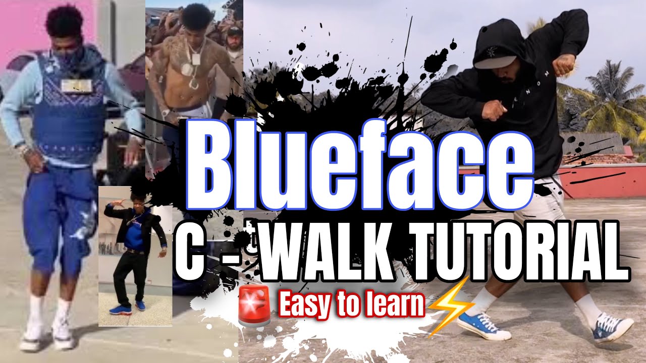 Blueface C Walk Tutorial | How To Crip Walk Like Blueface ? - YouTube