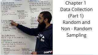 Edexcel AS Level Maths: Chapter 1 Data Collection (Part 1) - Random Sampling and Non-Random Sampling