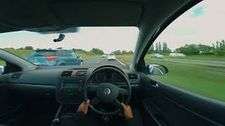 MK5 GOLF CUTTING UP IN HEAVY TRAFFIC | 1.9 TDI VW GOLF POV DRIVE