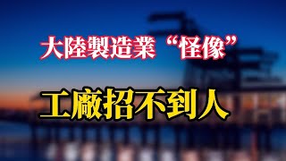 中國製造業用工“怪像”：中國工廠招不到人，台資企業卻在排隊入職！！！