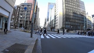 【自転車車載】国道15号中央通り銀座一丁目～京橋～日本橋三丁目～日本橋～日本橋北詰～室町四丁目～神田駅前～神田須田町1丁目付近(2019/04/16)