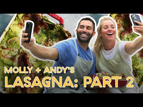 Molly and Andy learn to make lasagna: part two